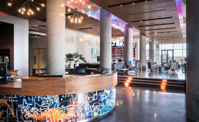 Aloft Hotel Reception Desk