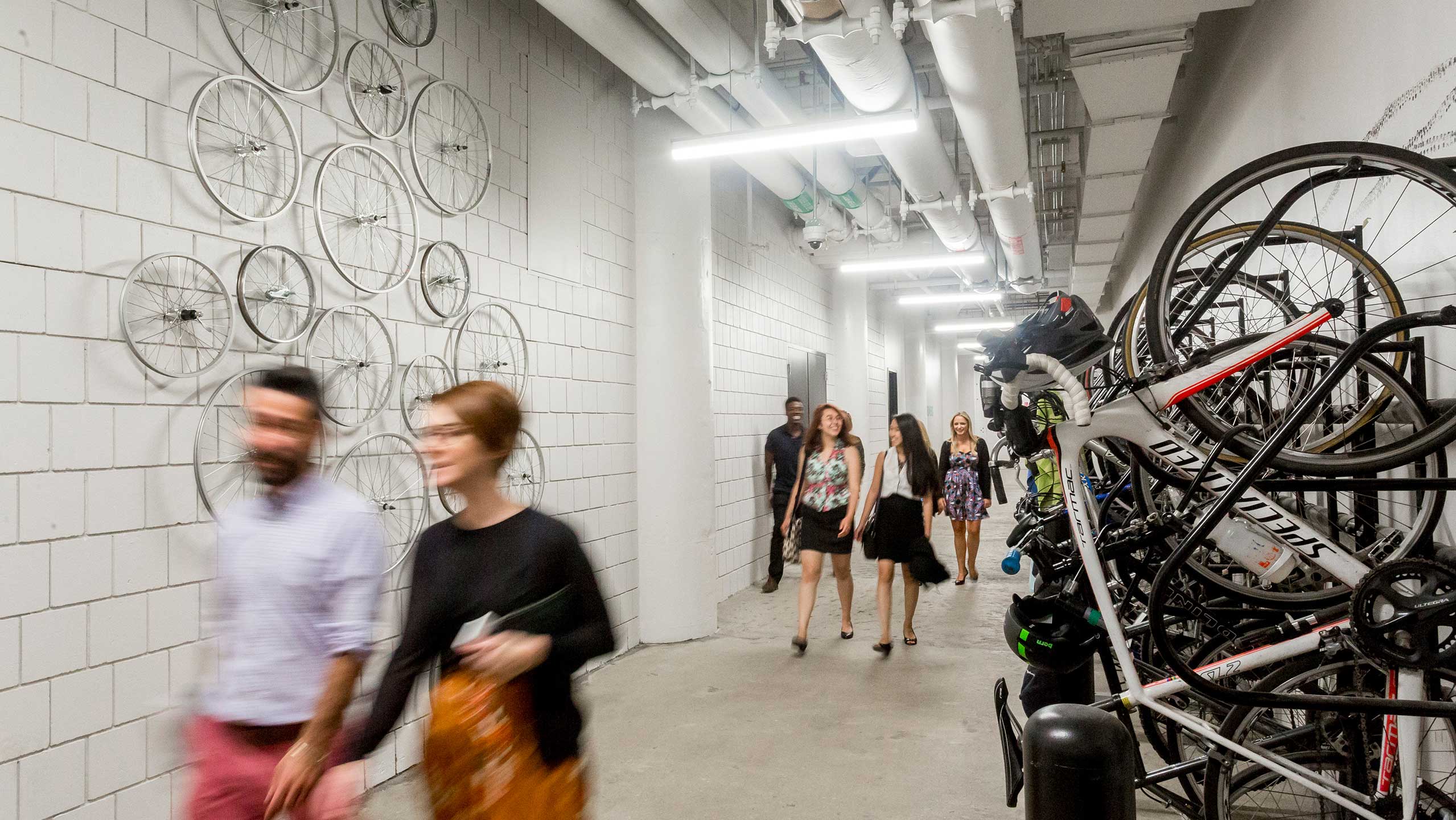 Innovation and Design Building Hallway