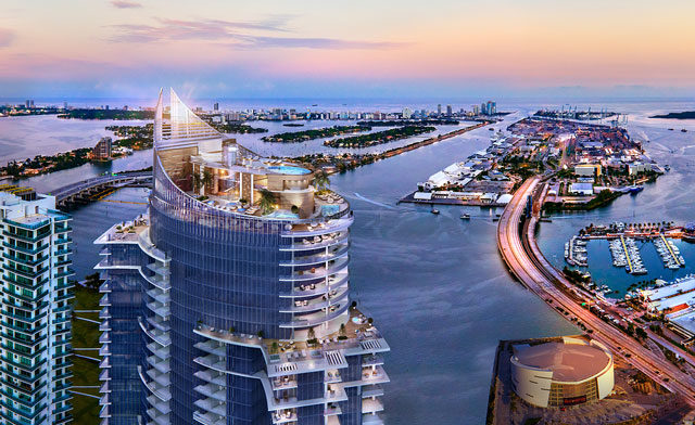 Miami Worldcenter Tower Pool deck