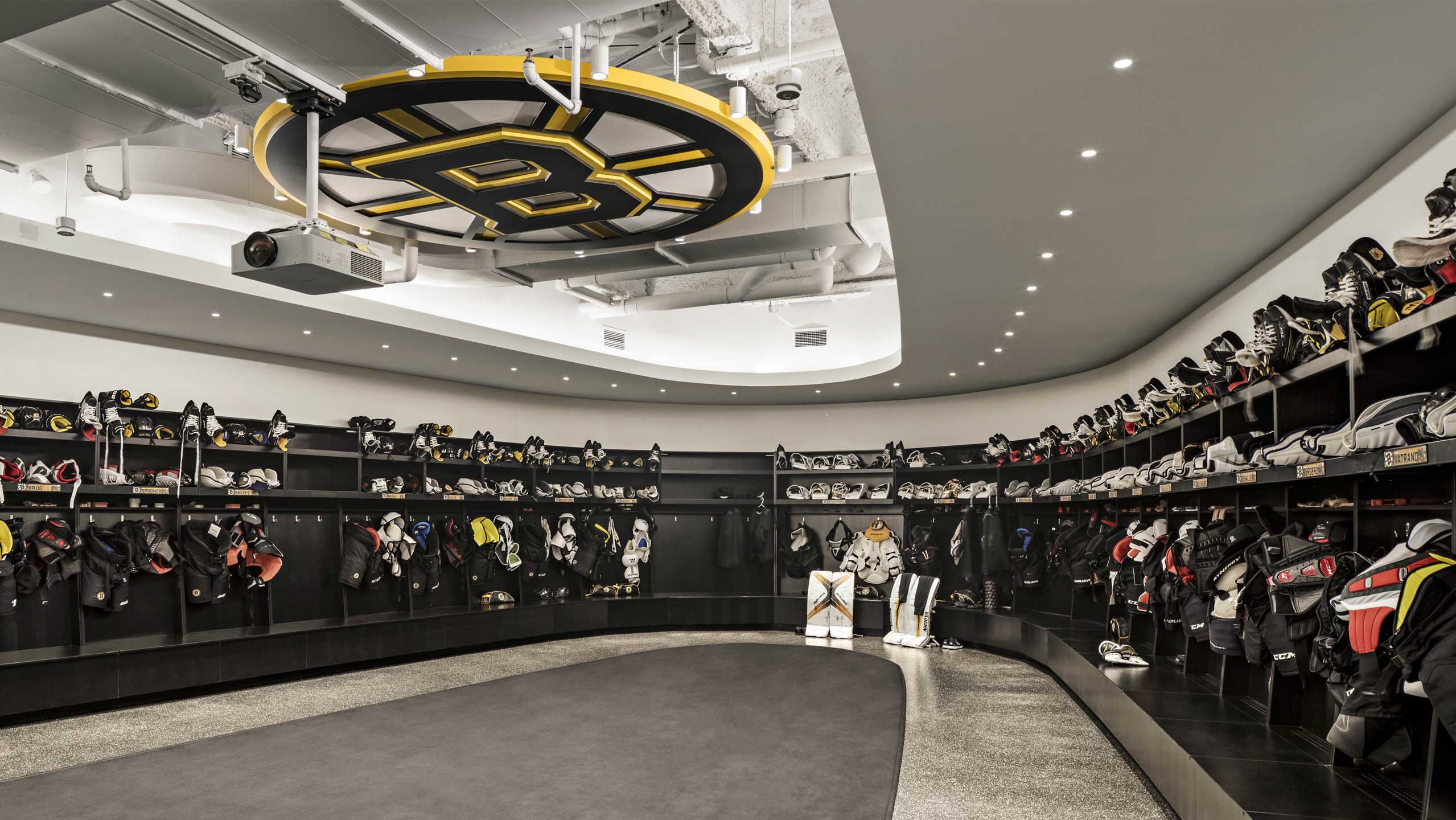 Warrior Ice Arena Bruins Locker Room
