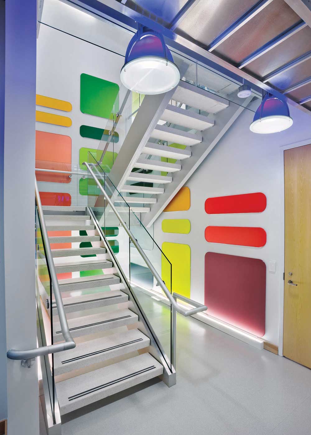 New York Genome Center stair