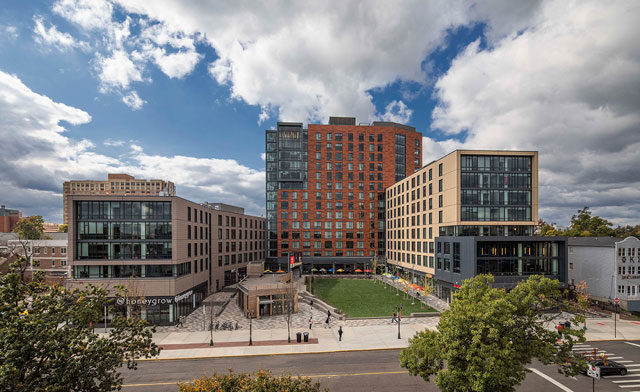 Rutgers Sojourner Aerial View Across College Avenue