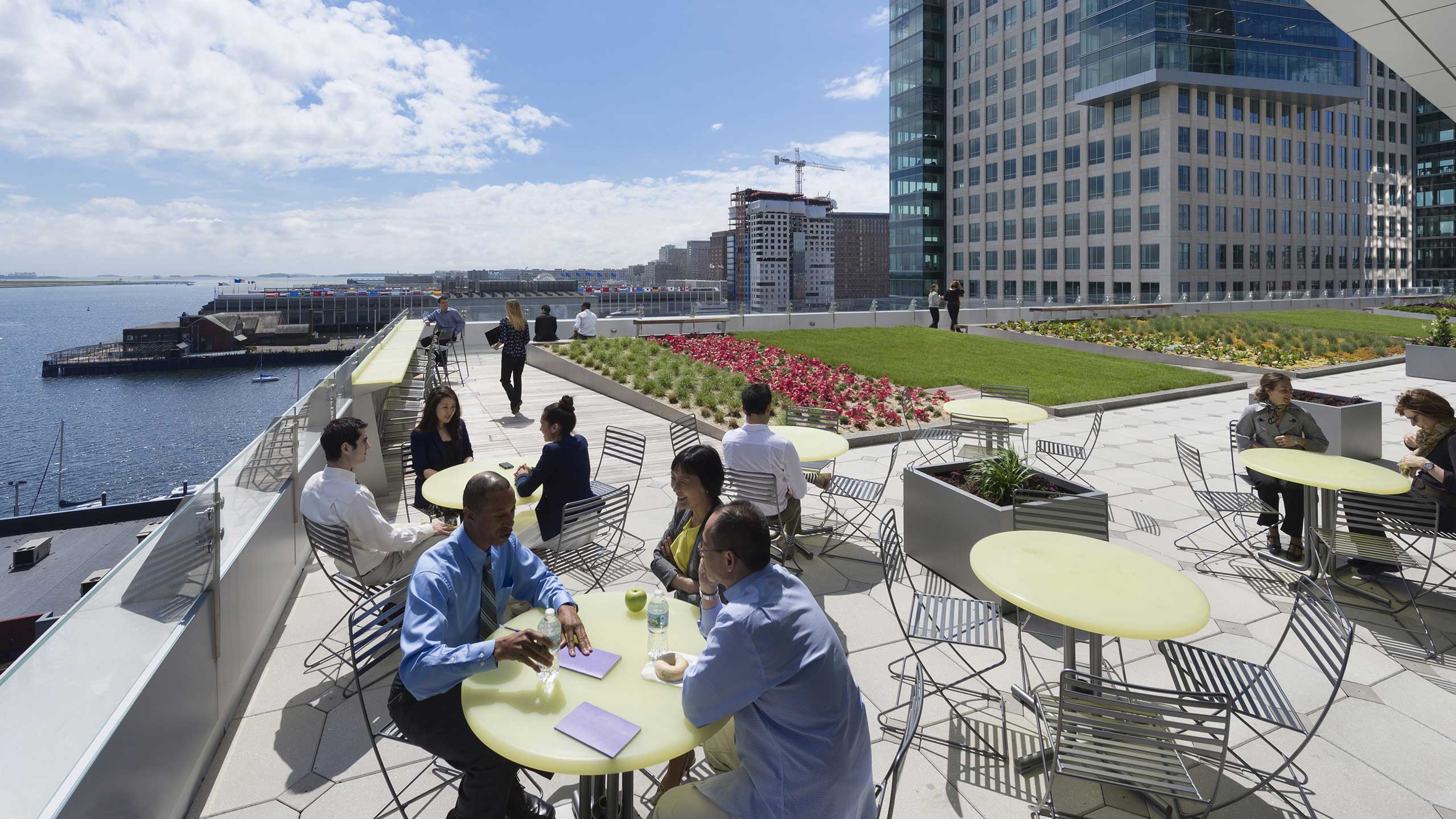 Vertex Pharmaceuticals Roof terrace