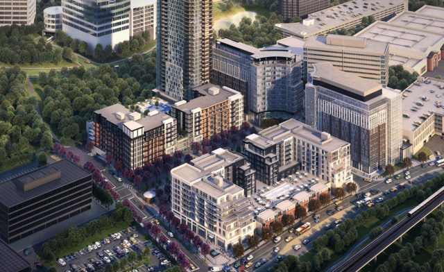 High Street Atlanta Aerial