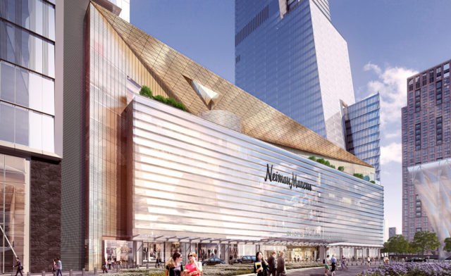 Hudson Yards Neiman Marcus Exterior Day