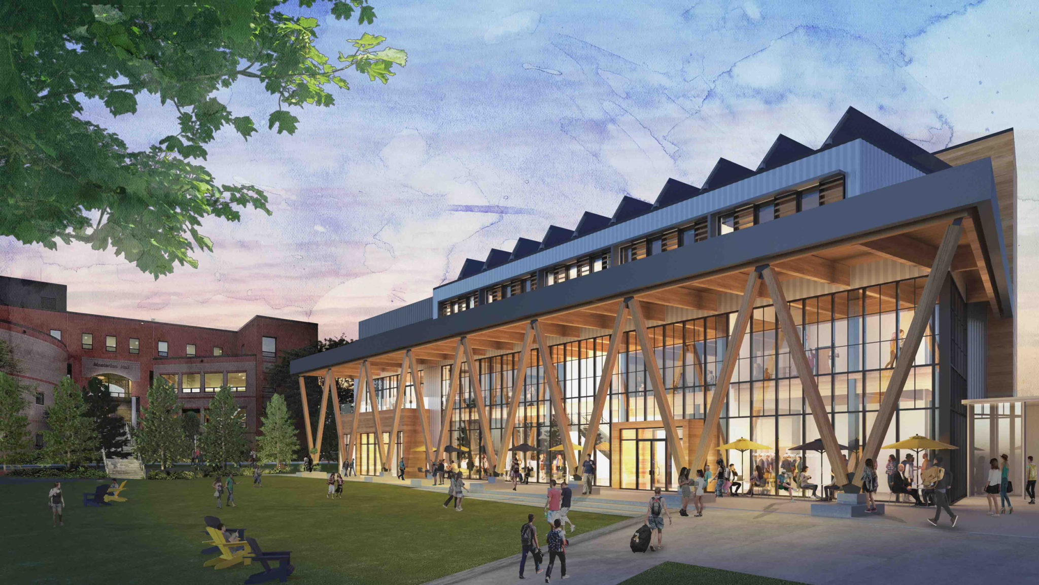 University of Southern Maine Portland Commons Residence Hall and Career & Student Success